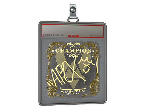 Sticker Slab apEX Gold, Champion Austin 2025