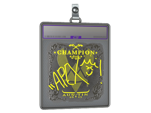 Sticker Slab apEX Foil, Champion Austin 2025