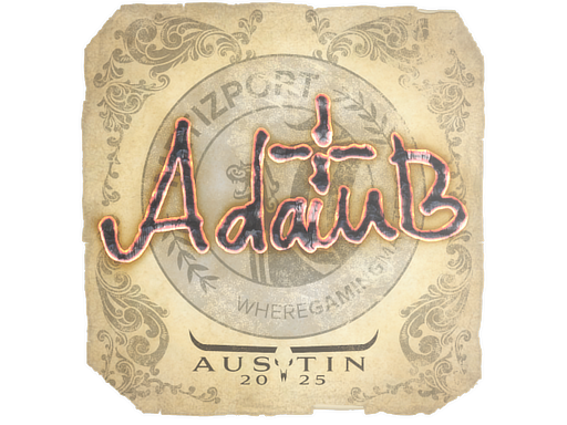 Sticker | adamb | Austin 2025