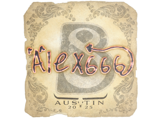 Sticker | alex666 | Austin 2025