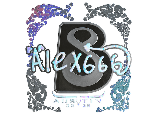 Sticker | alex666 (Holo) | Austin 2025
