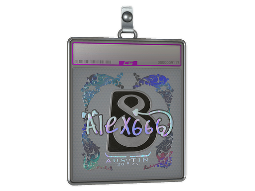 Sticker Slab alex666 Holo Austin 2025