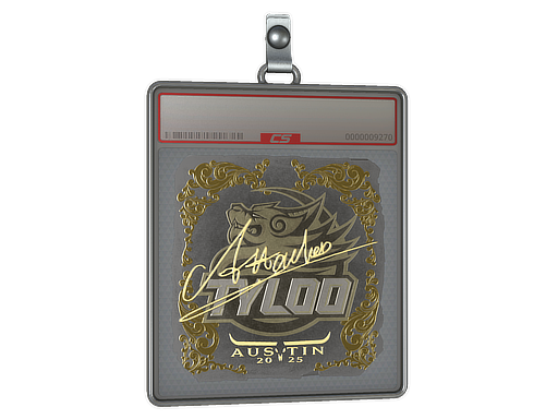 Sticker Slab Attacker Gold Austin 2025