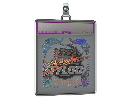 Sticker Slab Attacker Holo Austin 2025