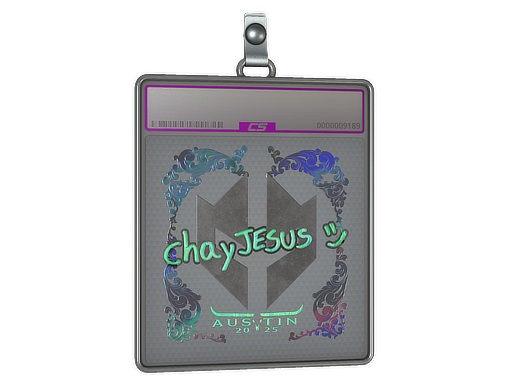 Sticker Slab chayJESUS Holo Austin 2025
