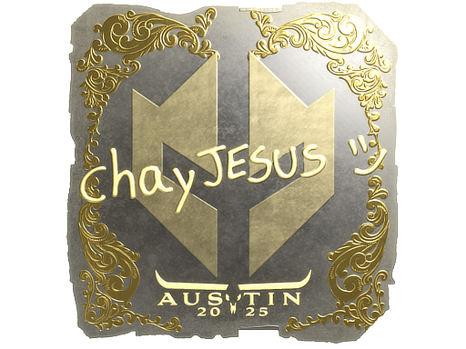 Sticker | chayJESUS (Gold) | Austin 2025