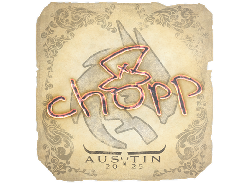 Sticker | chopper | Austin 2025