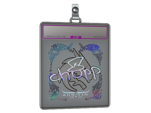 Sticker Slab chopper Holo Austin 2025