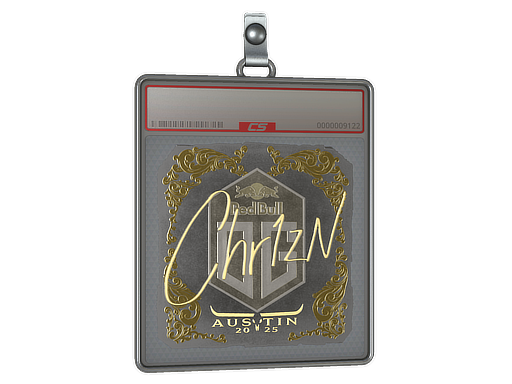 Sticker Slab Chr1zN Gold Austin 2025