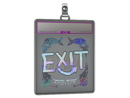 Sticker Slab exit Holo Austin 2025