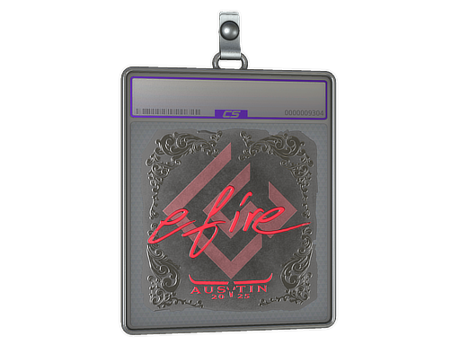 Sticker Slab efire Foil Austin 2025