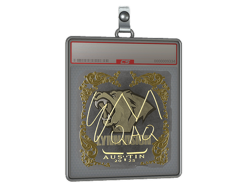 Sticker Slab EmiliaQAQ Gold Austin 2025