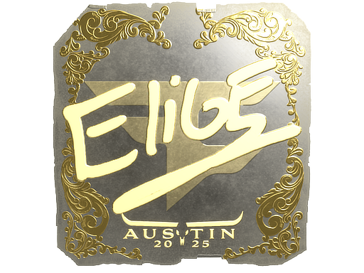 Sticker | EliGE (Gold) | Austin 2025