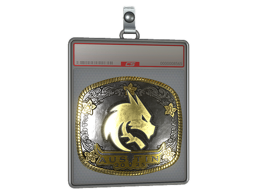 Sticker Slab Team Spirit Gold Austin 2025