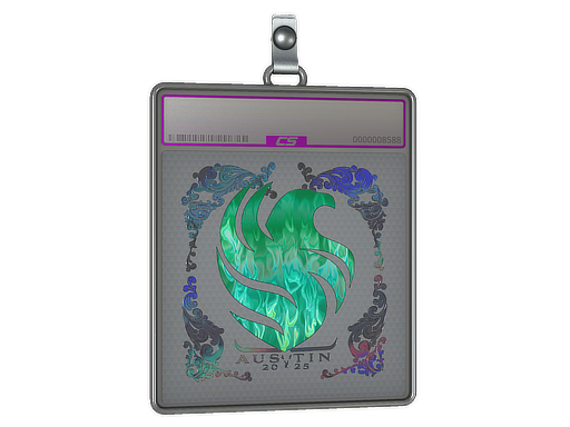 Sticker Slab Falcons Holo Austin 2025