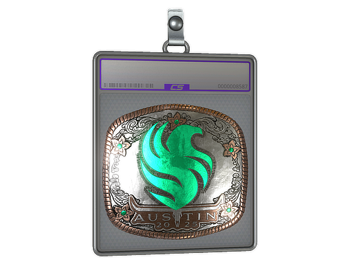 Sticker Slab Falcons Foil Austin 2025