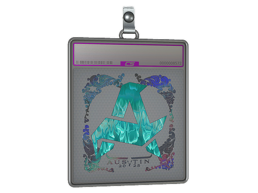 Sticker Slab Aurora Holo Austin 2025