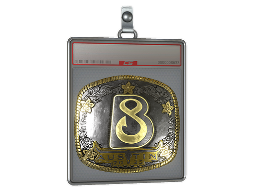 Sticker Slab B8 Gold Austin 2025