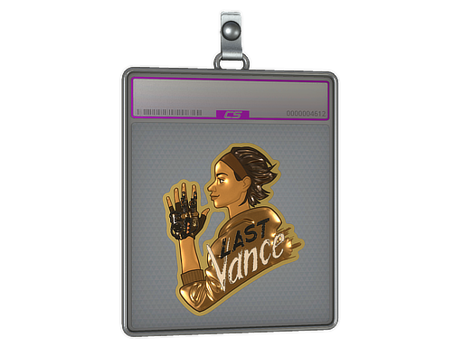 Sticker Slab Last Vance Gold