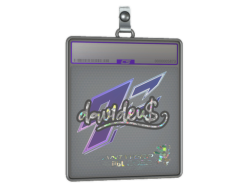 Sticker Slab dav1d Glitter Antwerp 2022
