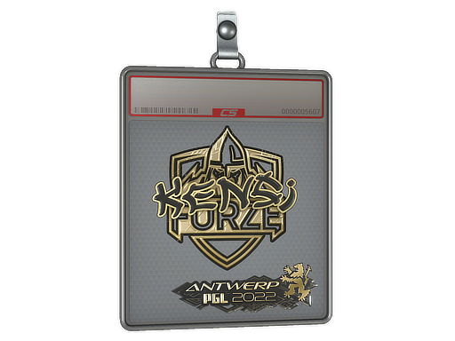 Sticker Slab KENSi Gold Antwerp 2022