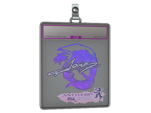 Sticker Slab Jame Holo Antwerp 2022