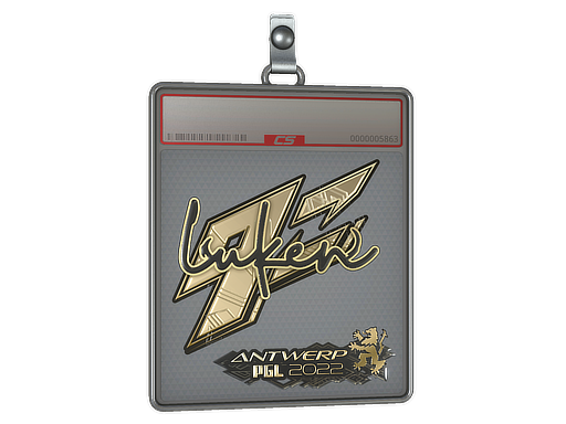 Sticker Slab luken Gold Antwerp 2022