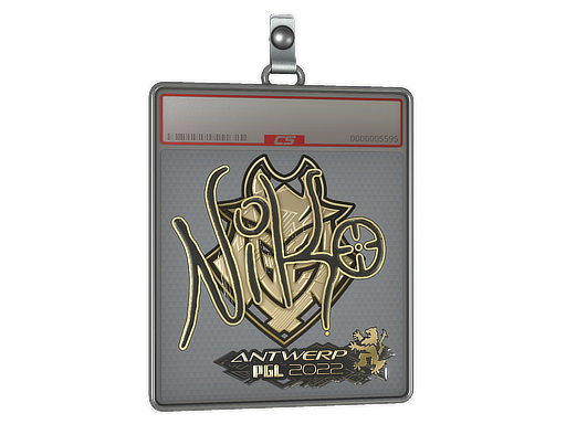 Sticker Slab NiKo Gold Antwerp 2022