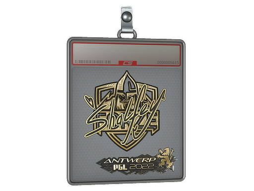 Sticker Slab shalfey Gold Antwerp 2022