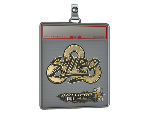 Sticker Slab sh1ro Gold Antwerp 2022