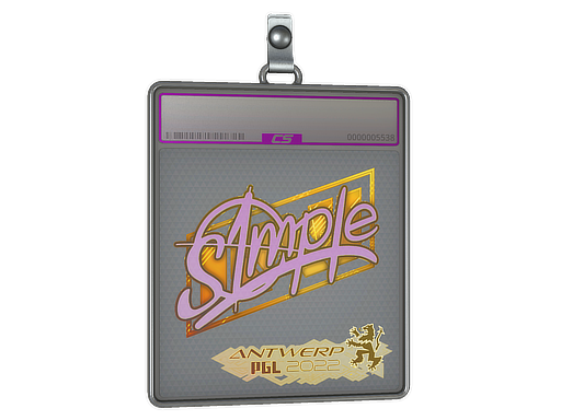 Sticker Slab s1mple Holo Antwerp 2022