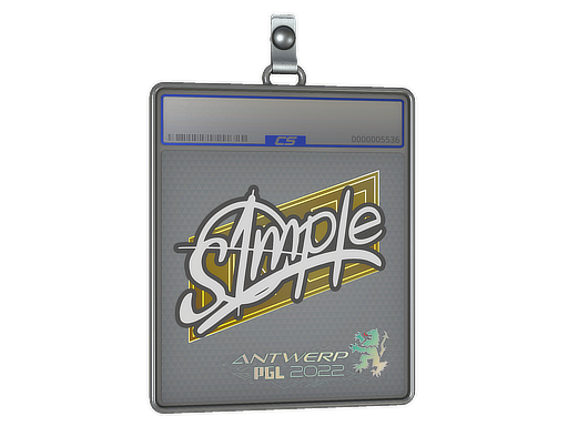 Sticker Slab s1mple Antwerp 2022