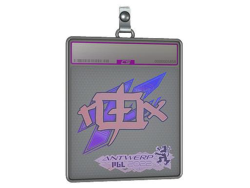 Sticker Slab rox Holo Antwerp 2022