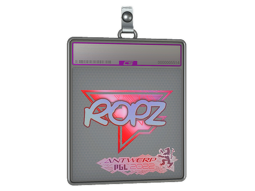 Sticker Slab ropz Holo Antwerp 2022