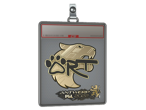 Sticker Slab arT Gold Antwerp 2022