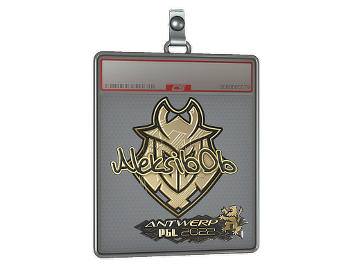 Sticker Slab Aleksib Gold Antwerp 2022