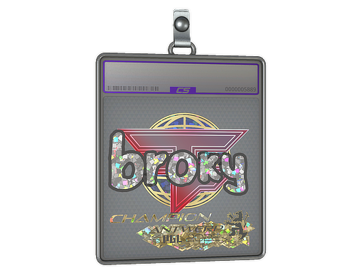 Sticker Slab broky Glitter, Champion Antwerp 2022
