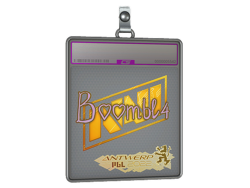 Sticker Slab Boombl4 Holo Antwerp 2022