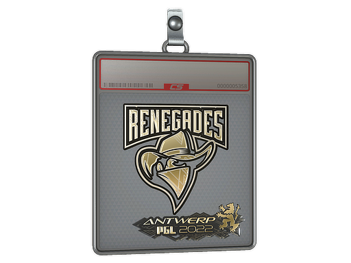 Sticker Slab Renegades Gold Antwerp 2022