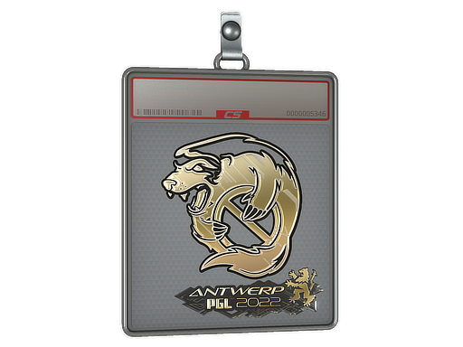 Sticker Slab Outsiders Gold Antwerp 2022