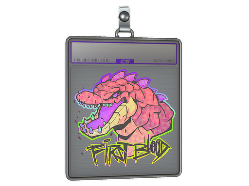 Sticker Slab First Blood Holo