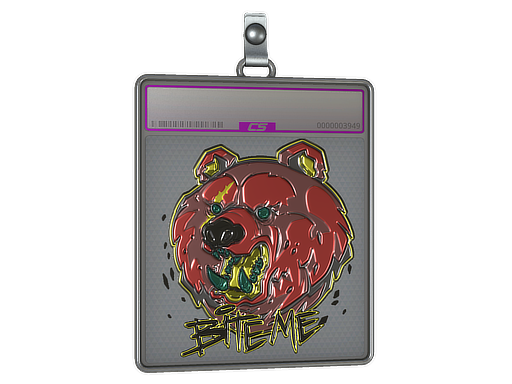 Sticker Slab Bite Me