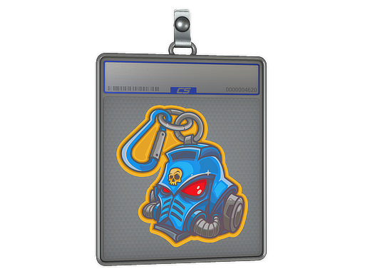 Sticker Slab Primaris Keychain