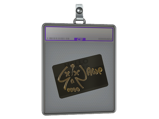 Sticker Slab Hello AWP Gold