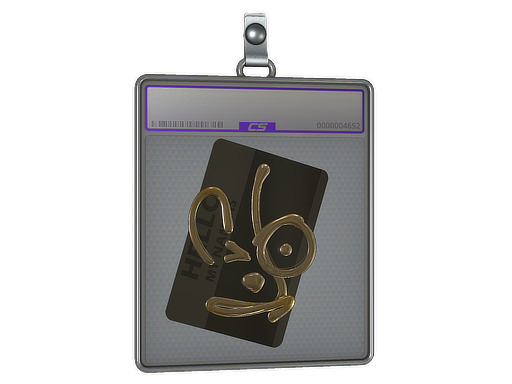 Sticker Slab Hello AUG Gold