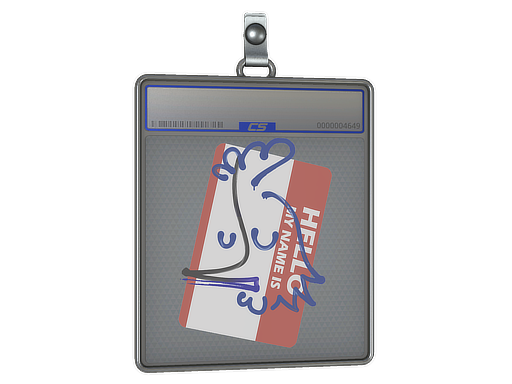 Sticker Slab Hello AK-47