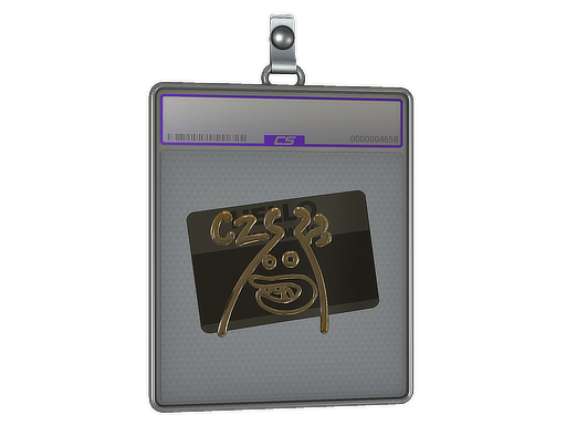 Sticker Slab Hello CZ75-Auto Gold