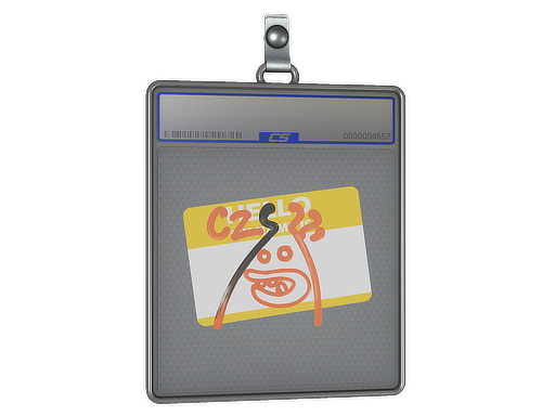 Sticker Slab Hello CZ75-Auto