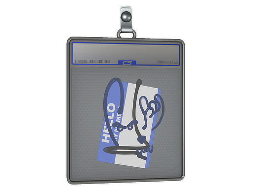 Sticker Slab Hello M4A4