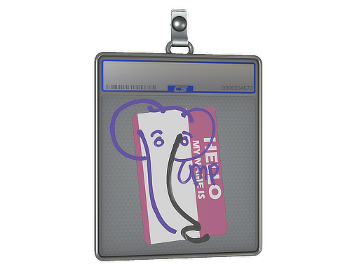 Sticker Slab Hello UMP-45